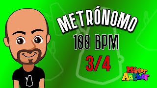 Metrónomo 100 bpm 3  4  Mister Anthar  Clases de música [upl. by Ojahtnamas]