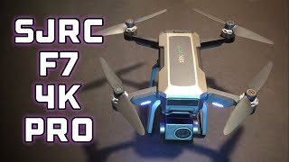 👍👍SJRC F7 4K PRO Review and Test Flight [upl. by Garber]