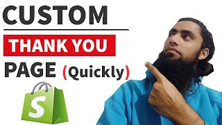 🤑How to Create Custom Thank You Page in Shopify Store  Quick amp Easy [upl. by Samau]