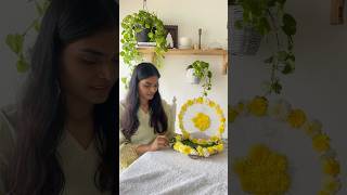 DIY PasupuHaldi platter haldiceremony haldidecor weddingdecor haldiplatter [upl. by Aglo228]