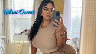 Uilani Owens Quick Facts Plus Size Model Ambassador Curvy Fashion [upl. by Mcquoid129]