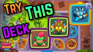 YOU NEED TO TRY THIS IVY amp EARTH ELEMENTAL DECK  Rush Royale [upl. by Darla]