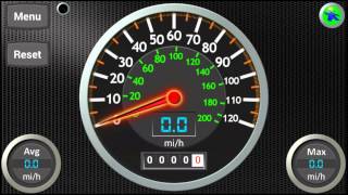 Android Speedometer [upl. by Nnairda]