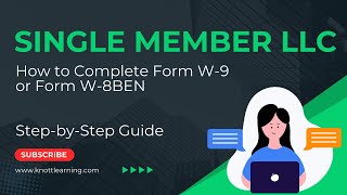 How to Complete Form W9 or Form W8BEN for a Foreign Owned Single Member LLC [upl. by Geaghan49]