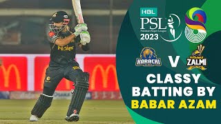 Classy Batting By Babar Azam  Karachi Kings vs Peshawar Zalmi  Match 2  HBL PSL 8  MI2T [upl. by Eiznyl]