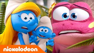 Vanity Smurf Becomes A LIZARD  Nickelodeon Cartoon Universe [upl. by Templer]