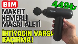 BİM Maxfit Kemerli Masaj Aleti  İhtiyacın Varsa Kaçırma [upl. by Mitzl]