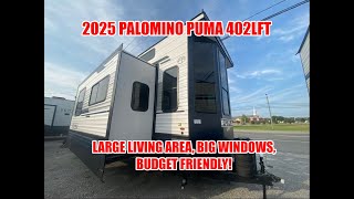 2025 PALOMINO PUMA DESTINATION 402LFT [upl. by Akzseinga]