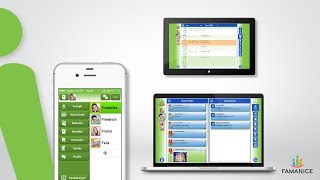 Die App mit Familienkalender FamilienChat Einkaufslisten Familienplaner [upl. by Lem]