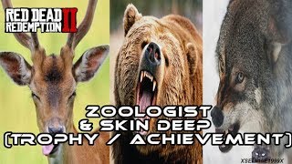 Red Dead Redemption 2 RDR2 I Zoologist amp Skin Deep Trophy  Achievement All Animal Locations [upl. by Ettevram]