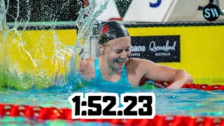 Titmus 200 Free World Record Inside Australian Trials  US Olympic Preview [upl. by Ydnas]