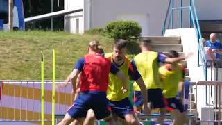 Ivan Perisic and Croatia return to training ground after 30 defeat to Spain｜Euro 2024 [upl. by Flossy]