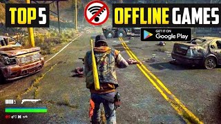 Top 5 Best OFFLINE Games For Android 20242025  High Graphics Offline Games Android [upl. by Suryt95]