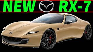 NEW DETAILS Mazdas RX7 is revived with the ROTARY engine [upl. by Tartan649]