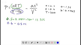 Assume that you have 0500 mol of N2 in a volume of 0600 L at 300 … [upl. by Ahsikram]