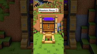 Minecraft Mountain House 🏠 minecraft [upl. by Oys]