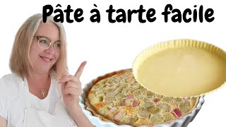 PATE A TARTE FACILE inratable et hyper savoureuse  sucrée ou salée budget cuisine recette [upl. by Ilenay]