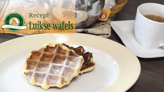 Recept Luikse wafels maken met zelfgemaakte parelsuiker [upl. by Urissa]