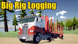 Hauling With A Cabover Semi  Motor Town Behind The Wheel S1E03 [upl. by Htaeh921]