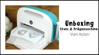 Unboxing  Stanz amp Prägemaschine  Vom Action [upl. by Lothario]