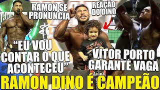 RAMON É CAMPEÃO E DESABAFA SOBRE DERROTA NO OLYMPIA REVELOU PLANOS E FEZ PROMESSA RUMO AO OLYMPIA [upl. by Yerahcaz]