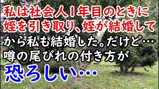 【噂】私は社会人１年目のときに姪を引き取り、姪が結婚してから私も結婚した。だけど…噂の尾びれの付き方が恐ろしい…【痛快・スカッとジャパン】 [upl. by Mommy214]