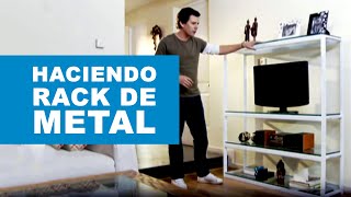 ¿Cómo hacer un rack de metal [upl. by Aigroeg]