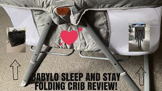 BABYLO SLEEP AND STAY FOLDING CRIB [upl. by Eidnarb]