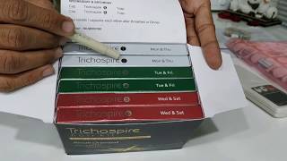 Dosage of Trichospire Hair Kit  In Hindi [upl. by Shayne33]