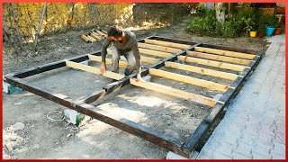 Building Amazing DIY Wood Cabin Step by Step  Tiny Home  WoodWorkerenginbircan [upl. by Tterb]