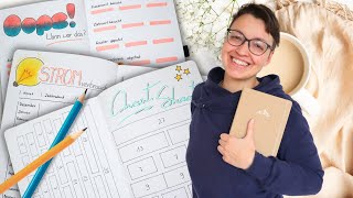 Ich zeige euch ALLE SEITEN in meinem BULLET JOURNAL für 2024 📖 einfaches JAHRESSETUP [upl. by Ynohtn]