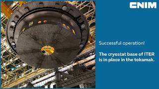 ITER Cryostat Base Installation [upl. by Egas]