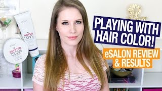 Playing With Hair Color eSalon Treatment Review amp Results [upl. by Wilkey]