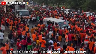 Cape Coast Ogua Festival 2024 Orange Friday Night Soloku  100000 People Storm the Streets🔥😍 [upl. by Siblee]