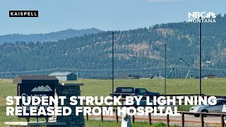 Glacier HS student struck by lightning released from hospital [upl. by Jacoby]