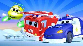 Die kleinen Autos in Car City  Die Kleinen Streifenwagen  Autopolis 🚒 Cartoons für Kinder 🚓 [upl. by Stich]