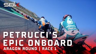 Get ONBOARD for an adventure with Danilo Petrucci ⬆️  AragonWorldSBK [upl. by Ahtaela52]