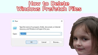 How to delete Windows Prefetch Files  ช่วยแก้ปัญหา เปิดเครื่องช้า เปิดโปรแกรมช้า แต่ [upl. by Melantha]