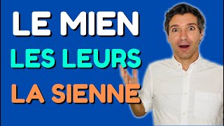 🇫🇷 Les pronoms possessifs en FRANÇAIS  Explications et EXERCICE 🙌😎 [upl. by Alhsa]