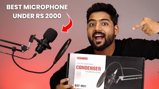 Best Condenser microphone Under Rs 2000 for Beginners 🔥  BESTOR [upl. by Uhile]