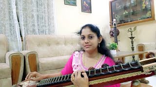 Kadhal Oviyam  Maate Mantramu  Ilayaraja hits  Veena instrumental  Amritha Sudheer [upl. by Iot]