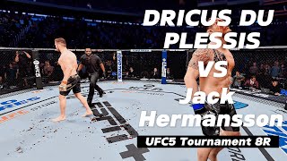 UFC 두 플레시스 VS 잭 해먼슨  토너먼트 8강 [upl. by Ahseret]