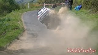 Rallye Charbonnières 2014sorties passages chauds et crash [upl. by Aihtela578]