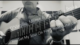 Nick DVirgilio  “You Set My Soul On Fire” main guitar part [upl. by Euqilegna256]