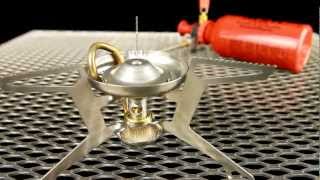 MSR Whisperlight Universal Stove  Gas or liquid lightweight hybrid multifuel stove [upl. by Yecal]