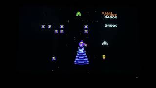 Gameplay of Galaga on NES Classic Edition [upl. by Artined]