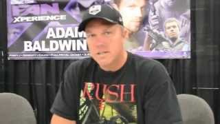 SLC Comic Con FanX  Adam Baldwin Interview [upl. by Lyckman638]