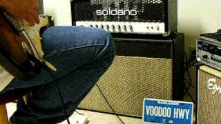 Soldano SLO and Weber Blue Dog Speakers 2 Strat [upl. by Roxanne]