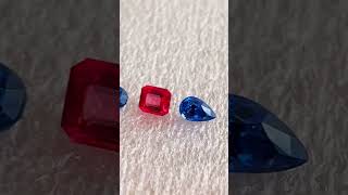 Red and Blue Spinels The 2 most highly valued spinel colors spinel spinels redspinel [upl. by Innig]