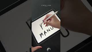 manuel  Procreate Logo Design 💫 logodesign designprocess adobeillustrator procreate [upl. by Onirefes409]